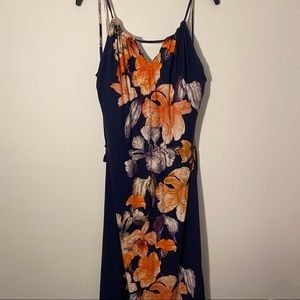 Tommy Bahama Tropical Halter Floral Midi Dress
